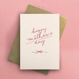 Celebrate Mother's Day with the By Tilly Bow Mother's Day Card. Hand-illustrated, printed on premium 300gsm cardstock and supplied with a kraft envelope.