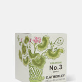 C.Atherley Geranium No.3 Candle – Fresh Citrus & Citronella (45 Hour Burn)
