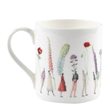 Laura Stoddart Chelsea Parade Illustrated Bone China Mug