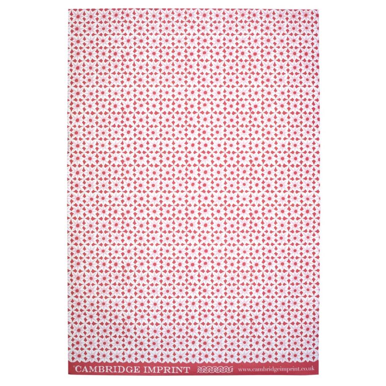 Red and Pink patterned gift wrap
