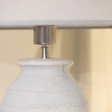 Ceramic Table Lamp with Cream Shade – Millie Lamp
