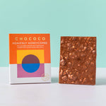 Crunchy honeycombe milk chocolate bar