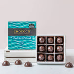 Handcrafted sea salt caramel after dinner treats