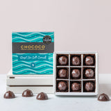 Handcrafted sea salt caramel after dinner treats