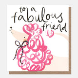To a Fabulous Friend Doodle Poodle
