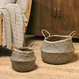 Ekuri Basket - Black & Natural