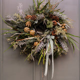 Ever After Evergreen Christmas Wreath Pre-Made or DIY Kit