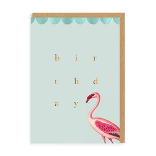 Birthday Flamingo Birthday Card