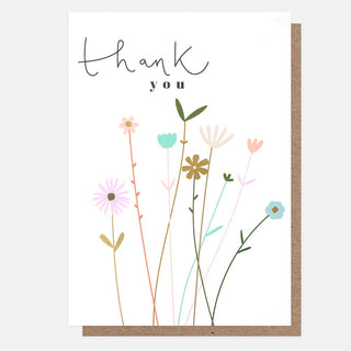 Fleur Thank You Card
