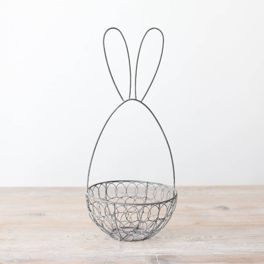 Wire Easter Rabbit Basket