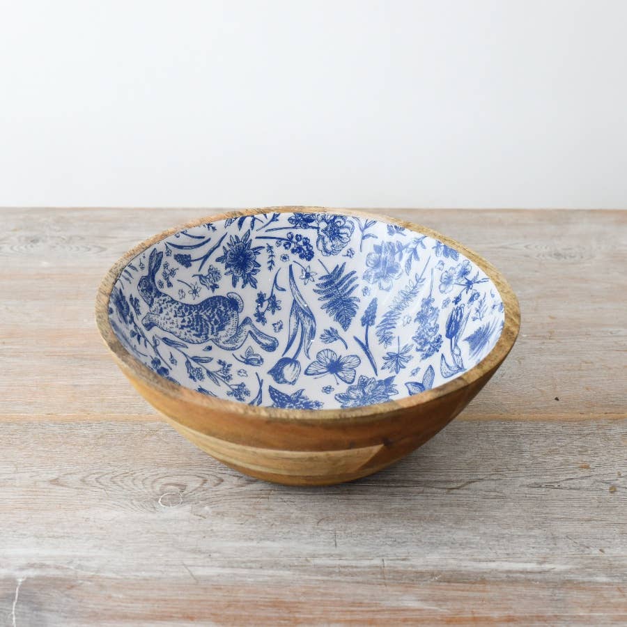Floral and bunny easter bowl