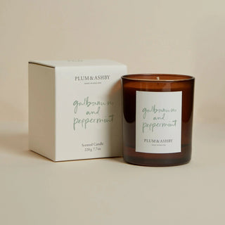 Plum & Ashby Galbanum And Peppermint Candle