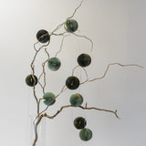 Christmas Fireplace Design Kit with Foliage, LED Lights & Candles