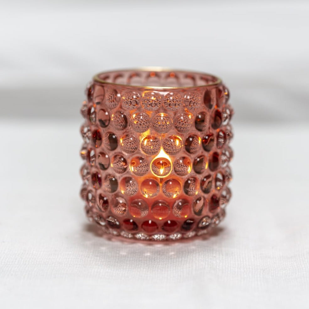 Rose bubble votive holder