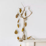 Golden Leaf Christmas Garland