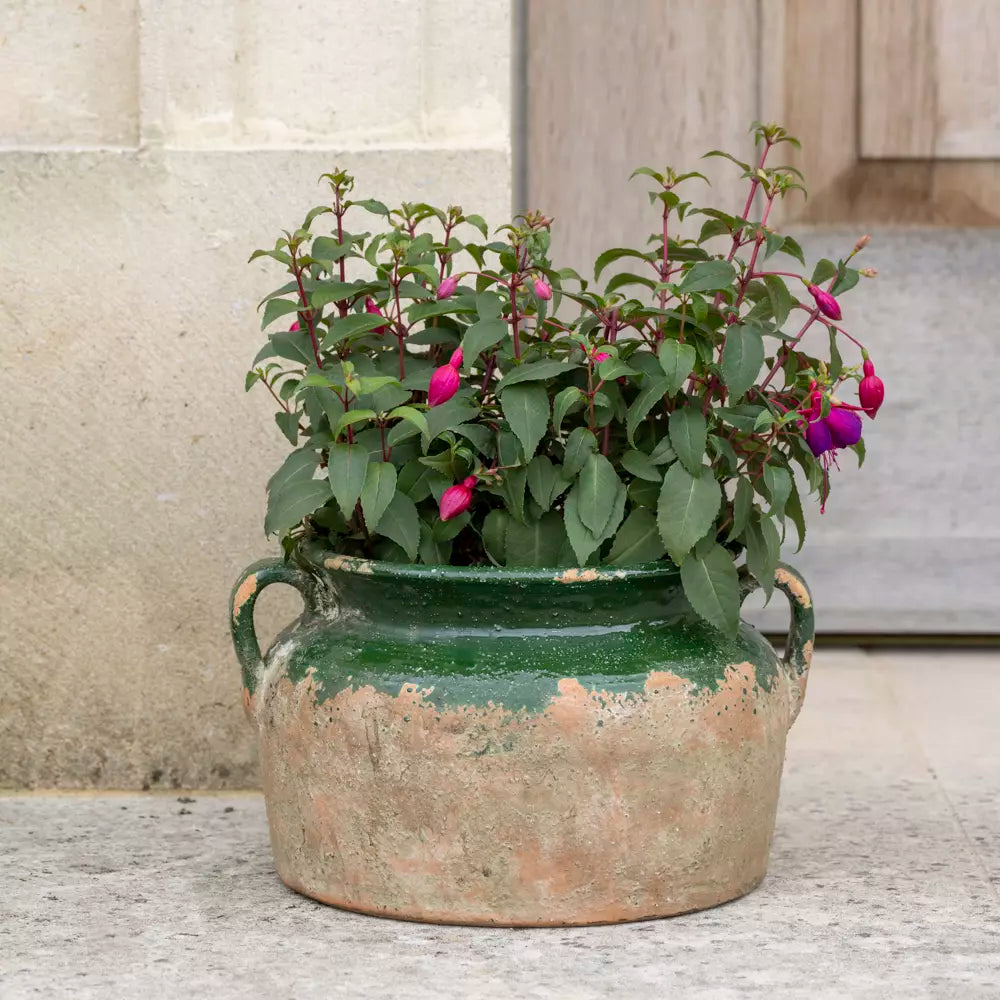 Ceramic rustic plant pot