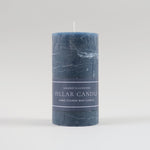 70 x 130mm blue pillar candle