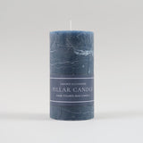 70 x 130mm blue pillar candle