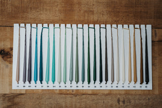 Ester & Erik Taper Candles -  Sample Cards