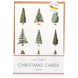 Laura Stoddart Christmas Trees Christmas Cards (pack of 10)