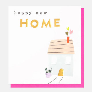 House & Hearts New Home Card