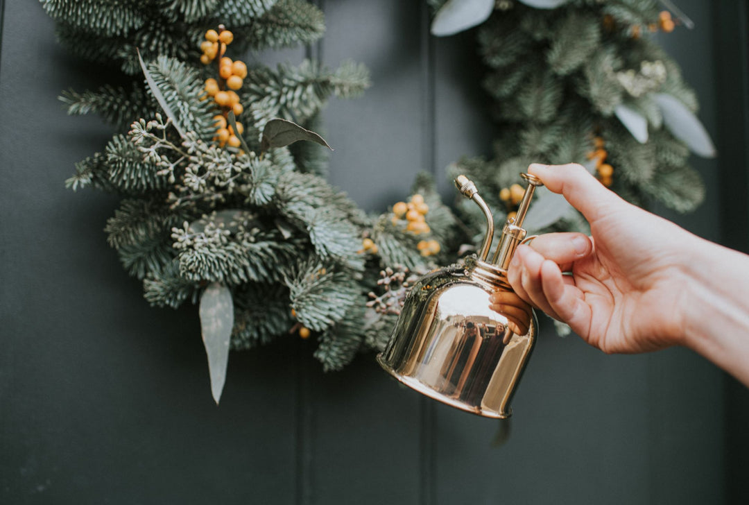Brass half pint plant spray