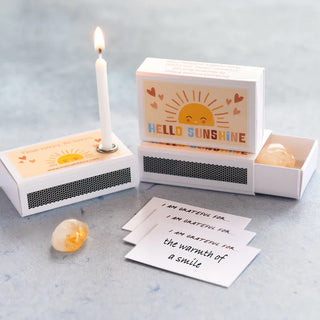 Hello Sunshine Mindfulness Gift In A Matchbox