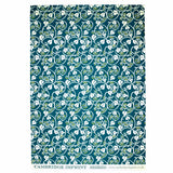 Cambridge Imprint Ivy Wrapping Paper – Deep Marine Blue & Acid Yellow