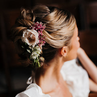 Individually Wired Hair Flowers & Foliage