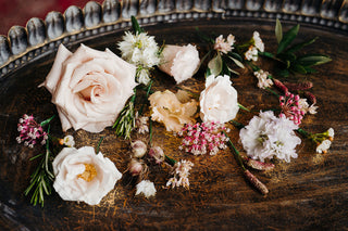 Individually Wired Hair Flowers & Foliage