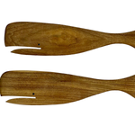Acacia Wood pair of salad servers