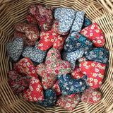 Liberty Print Scented Lavender Hearts