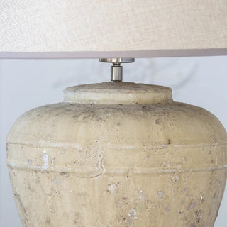 Lamp Ceramic Marius with Taupe Shade