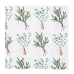 Spruce and Eucalyptus Christmas Napkins
