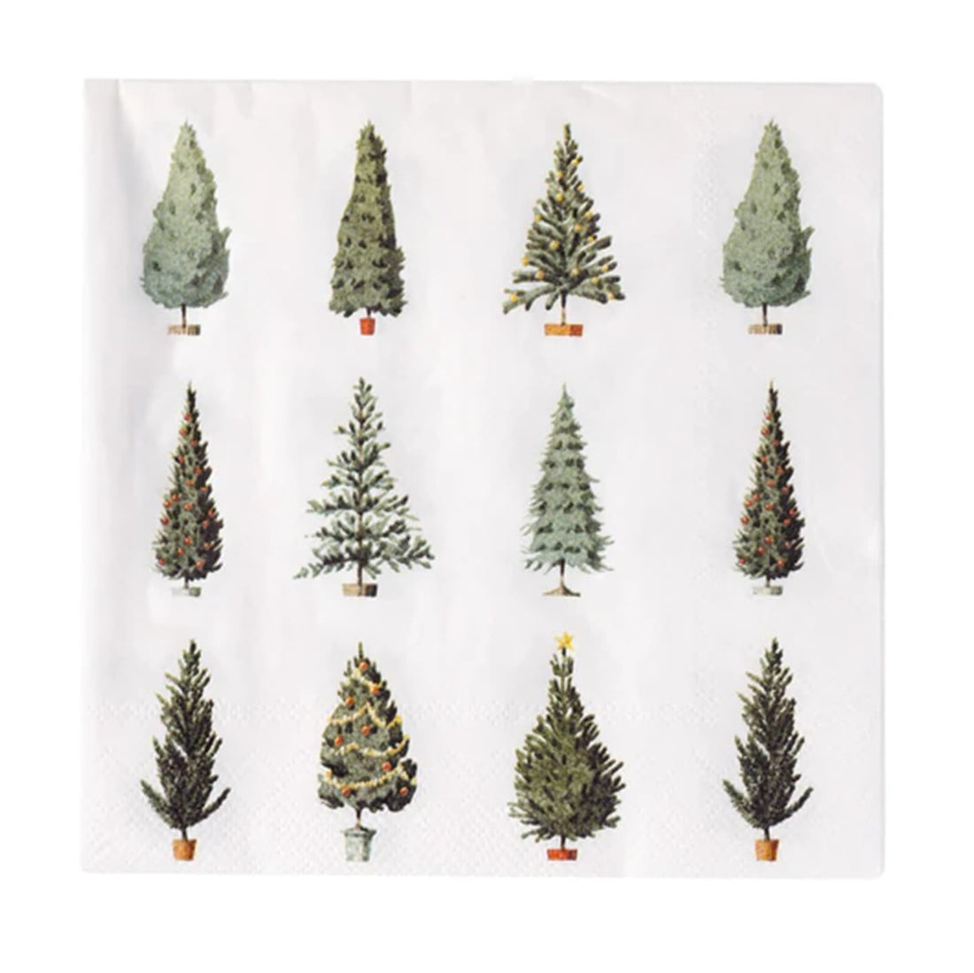 Christmas Trees Paper Napkins