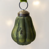 Mini Green Pear with Velvet Loop