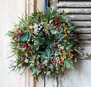 Christmas Door Wreath Workshop at Mad Lilies, Banstead - Thursday, 14th December 2023
