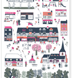 Banstead Village Art Print by Lisa Tolley
