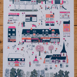 Banstead Village Tea Towel