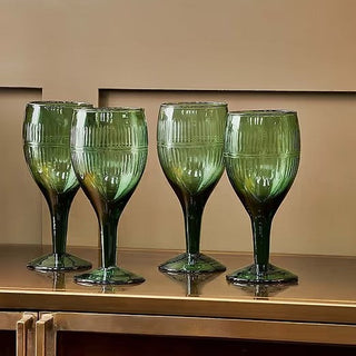 Mila Wine Glass - Dark Emerald (Set Of 4)