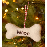 Wof felt bone Christmas hanging decoration