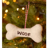 Wof felt bone Christmas hanging decoration