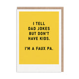 Faux Pa Greeting Card