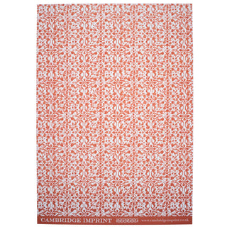Patterned Paper Dappled Red