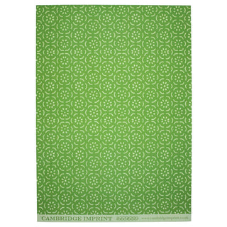 Cambridge Imprint - Gift Wrap Paper Pear Halves Grass Green