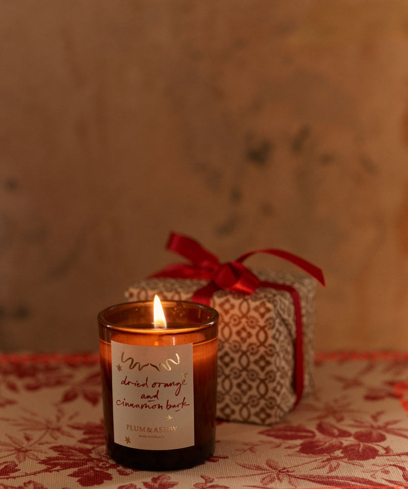 festive scents of citrus peels and shelled spices
