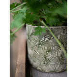 Maeve Green Stoneware Plant Pots