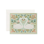 Two Swans Anniversary Card