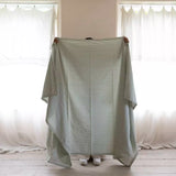 Striped Tablecloth Moss Green | Cotton Ticking Stripe