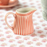 Peony Pink Hand Block Printed Tablecloth